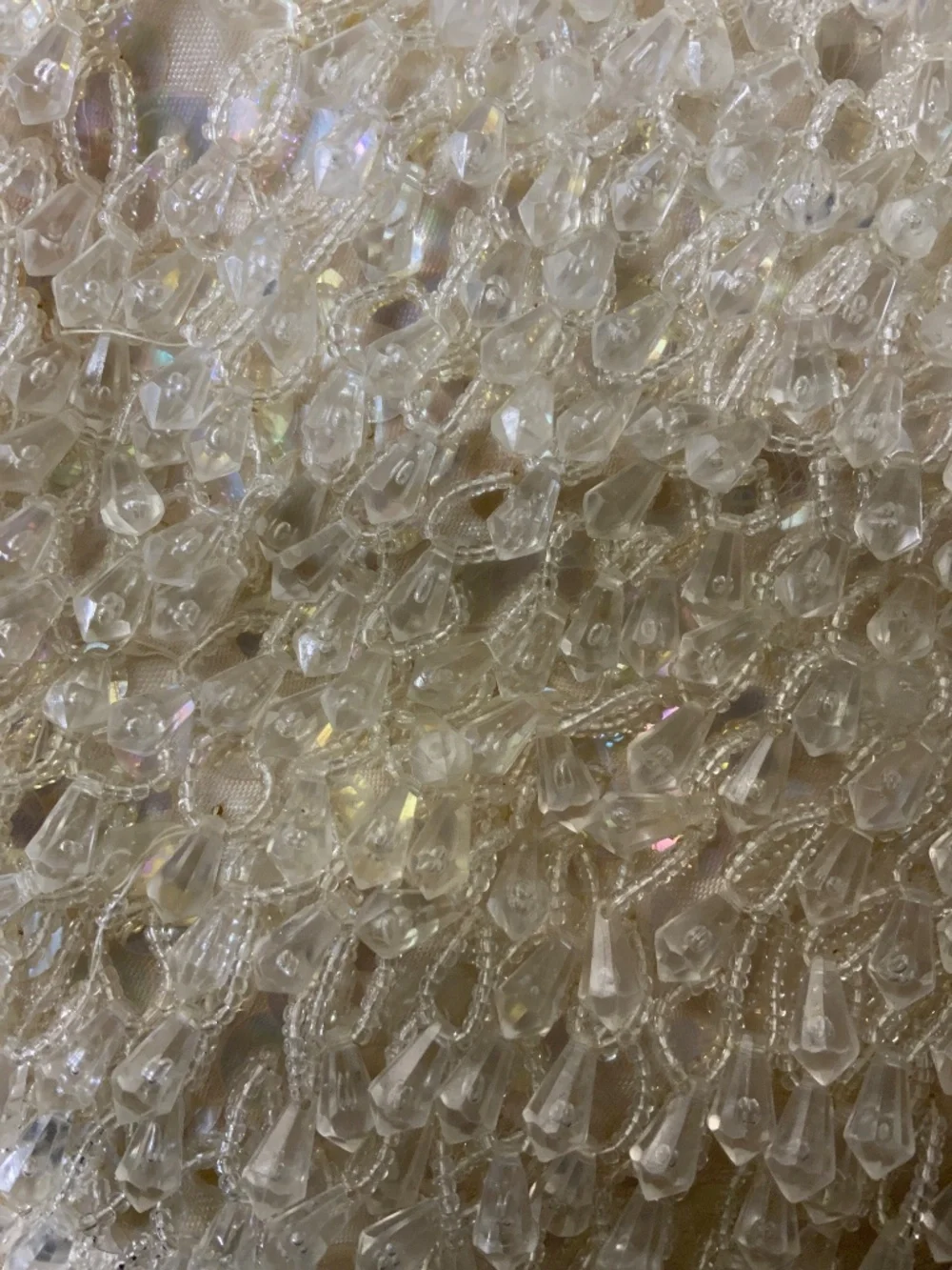 Vintage Hand-Beaded Bridal Purse